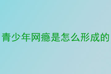 青少年网瘾是怎么形成的