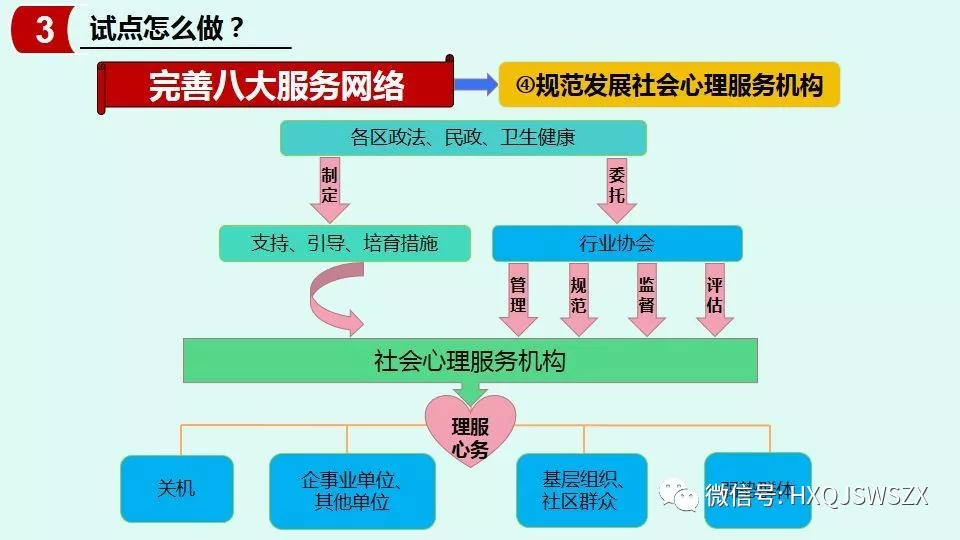 试点怎么做？规范发展社会心理服务机构