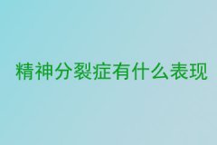 精神分裂症都有什么表现